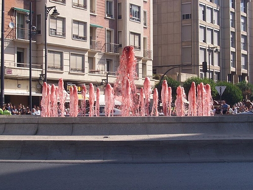 Fuente del Vino en Logroño