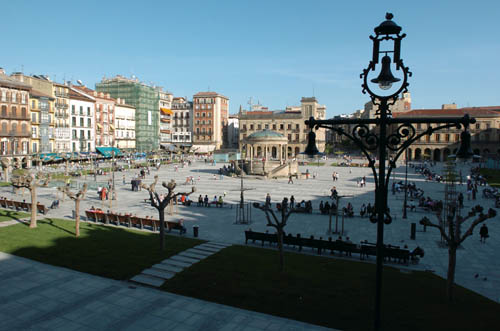 Plaza del Castillo en Pamplona