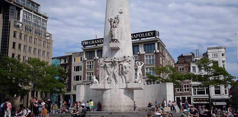 Monumento nacional de amsterdam