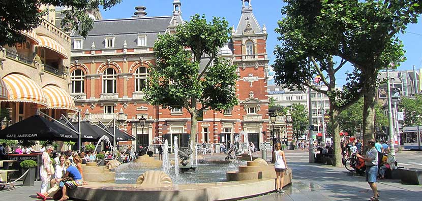 Leidseplein plaza amsterdam